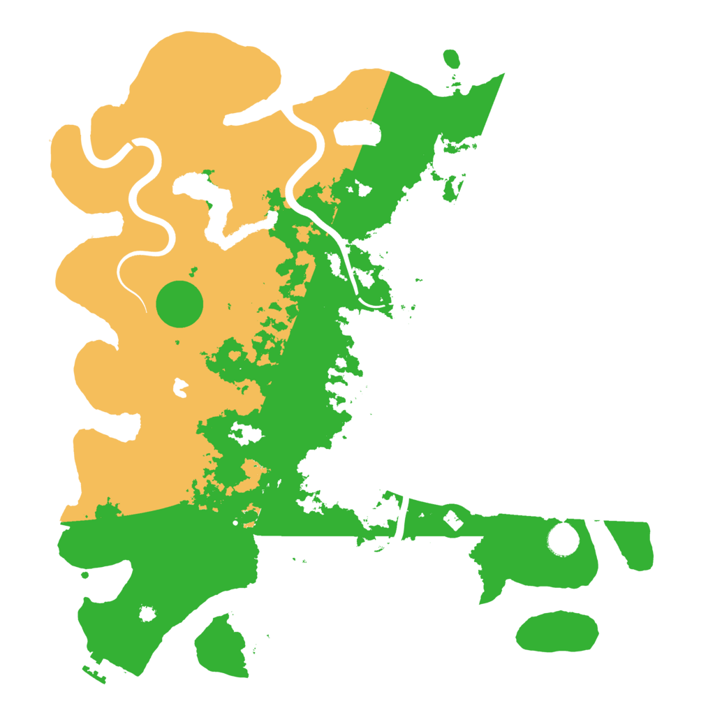 Biome Rust Map: Procedural Map, Size: 4000, Seed: 32439