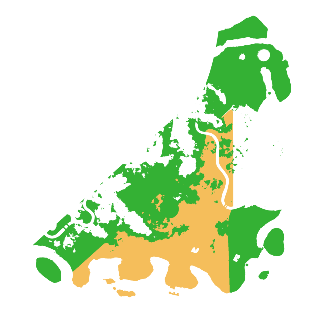 Biome Rust Map: Procedural Map, Size: 4500, Seed: 49586942