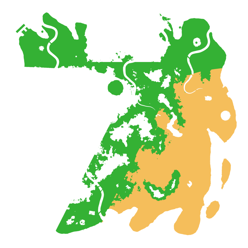 Biome Rust Map: Procedural Map, Size: 4500, Seed: 1080903027