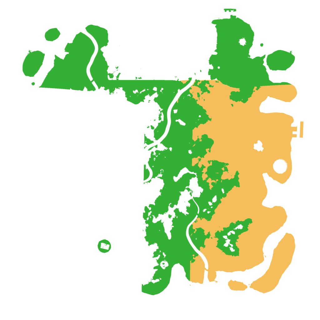Biome Rust Map: Procedural Map, Size: 4000, Seed: 22750832