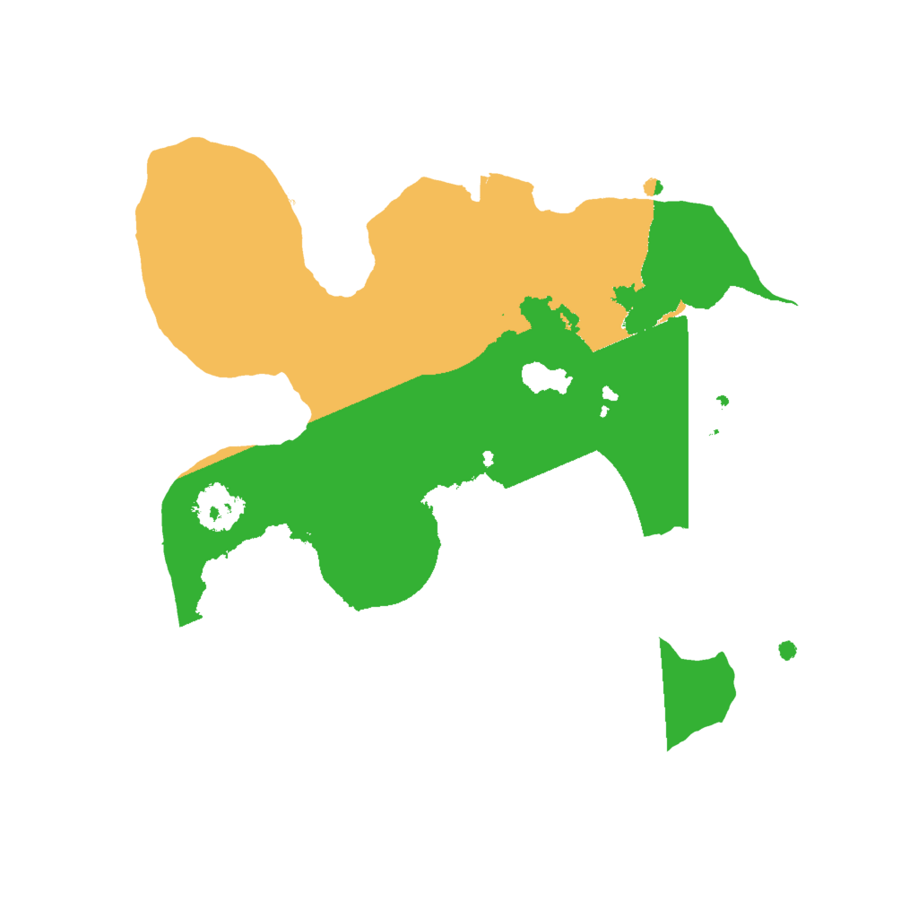 Biome Rust Map: Procedural Map, Size: 2000, Seed: 615752927