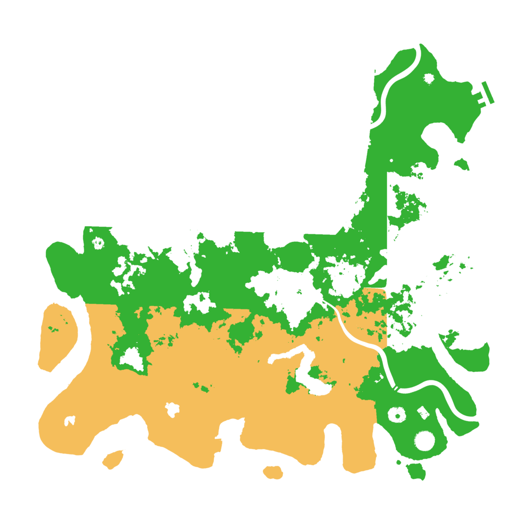 Biome Rust Map: Procedural Map, Size: 4500, Seed: 326057211