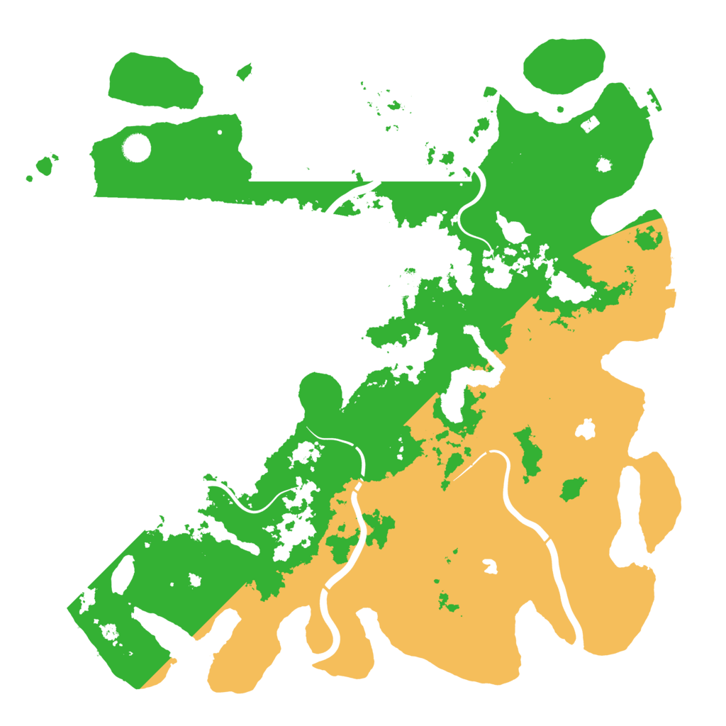 Biome Rust Map: Procedural Map, Size: 4500, Seed: 9727825