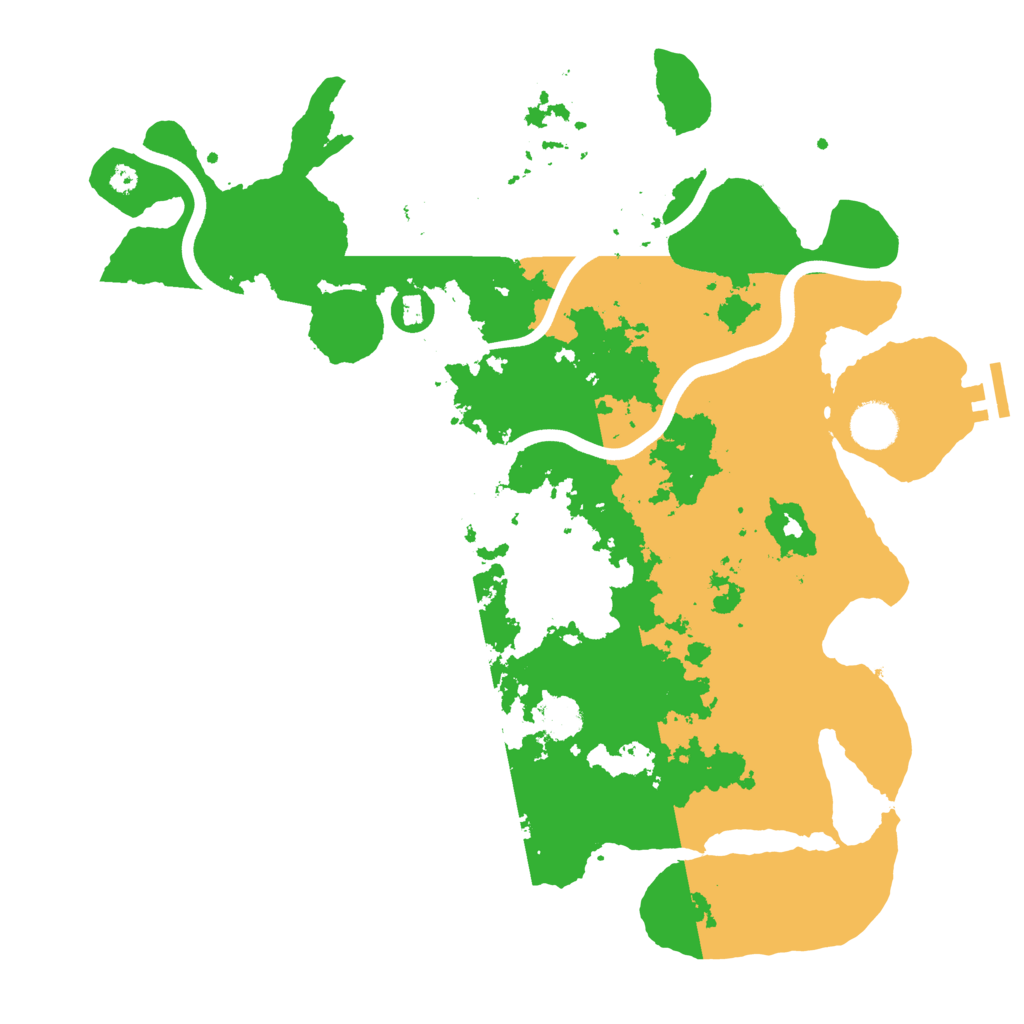 Biome Rust Map: Procedural Map, Size: 3750, Seed: 829935568