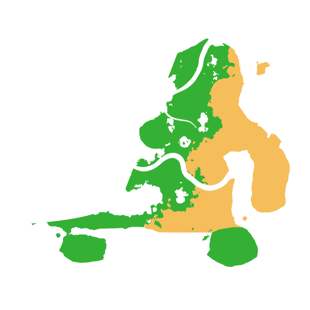 Biome Rust Map: Procedural Map, Size: 2800, Seed: 82999