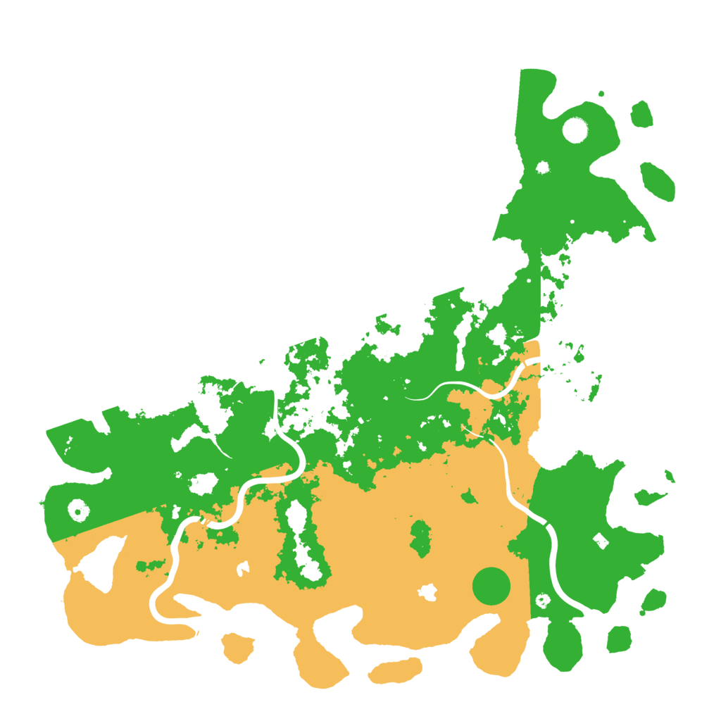 Biome Rust Map: Procedural Map, Size: 5000, Seed: 1749835796