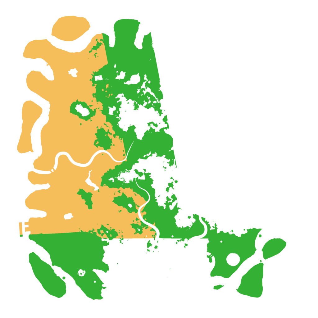 Biome Rust Map: Procedural Map, Size: 4500, Seed: 579817423