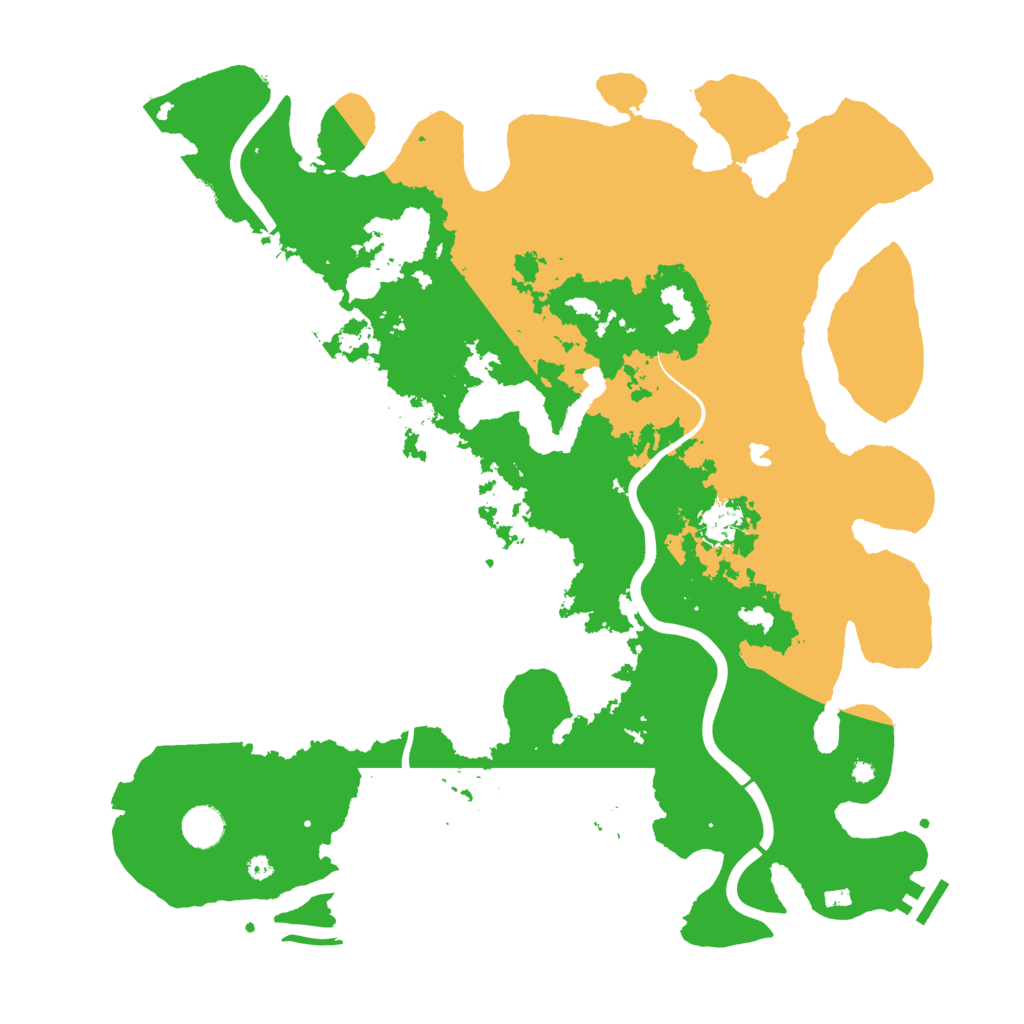 Biome Rust Map: Procedural Map, Size: 4250, Seed: 56691097