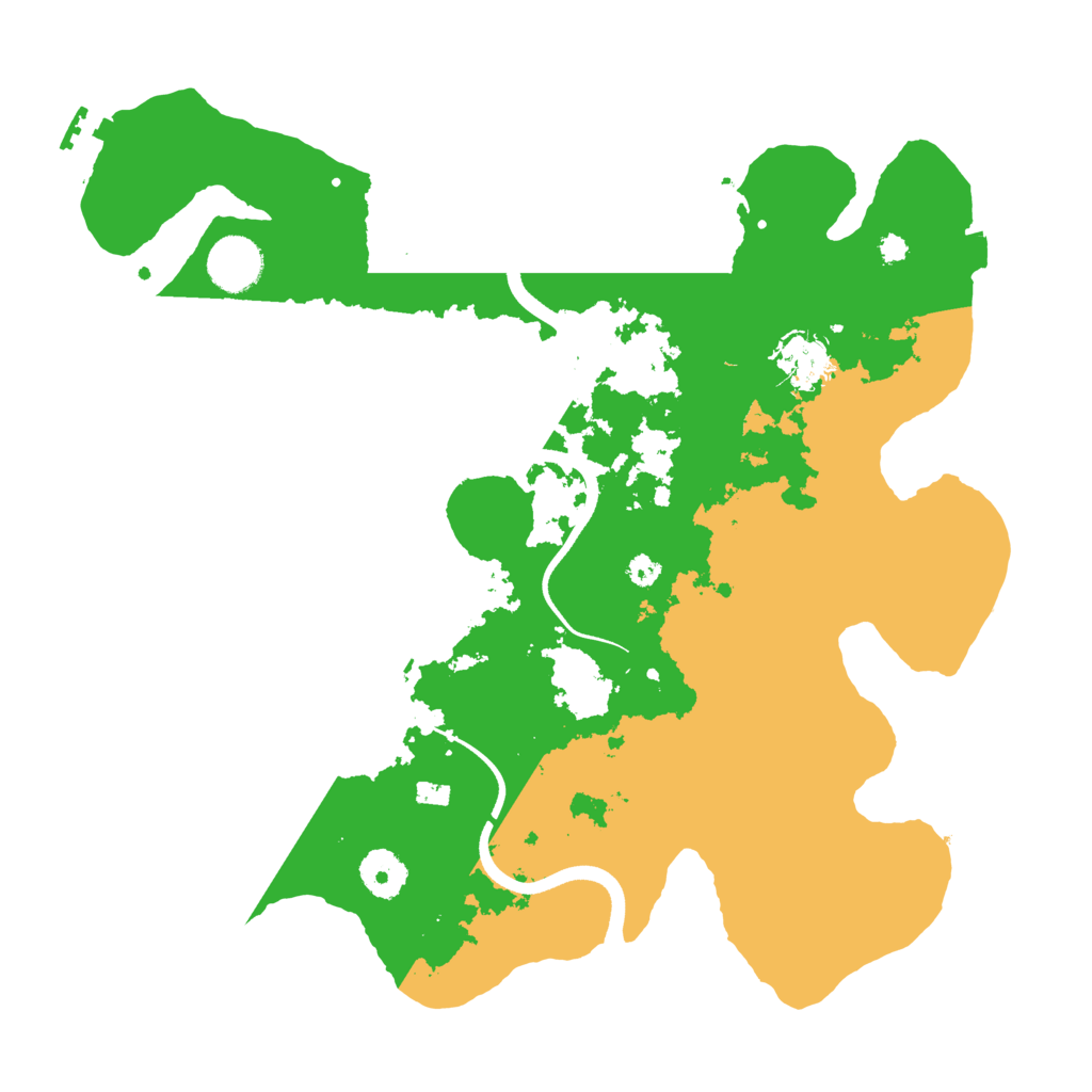 Biome Rust Map: Procedural Map, Size: 3500, Seed: 537306904