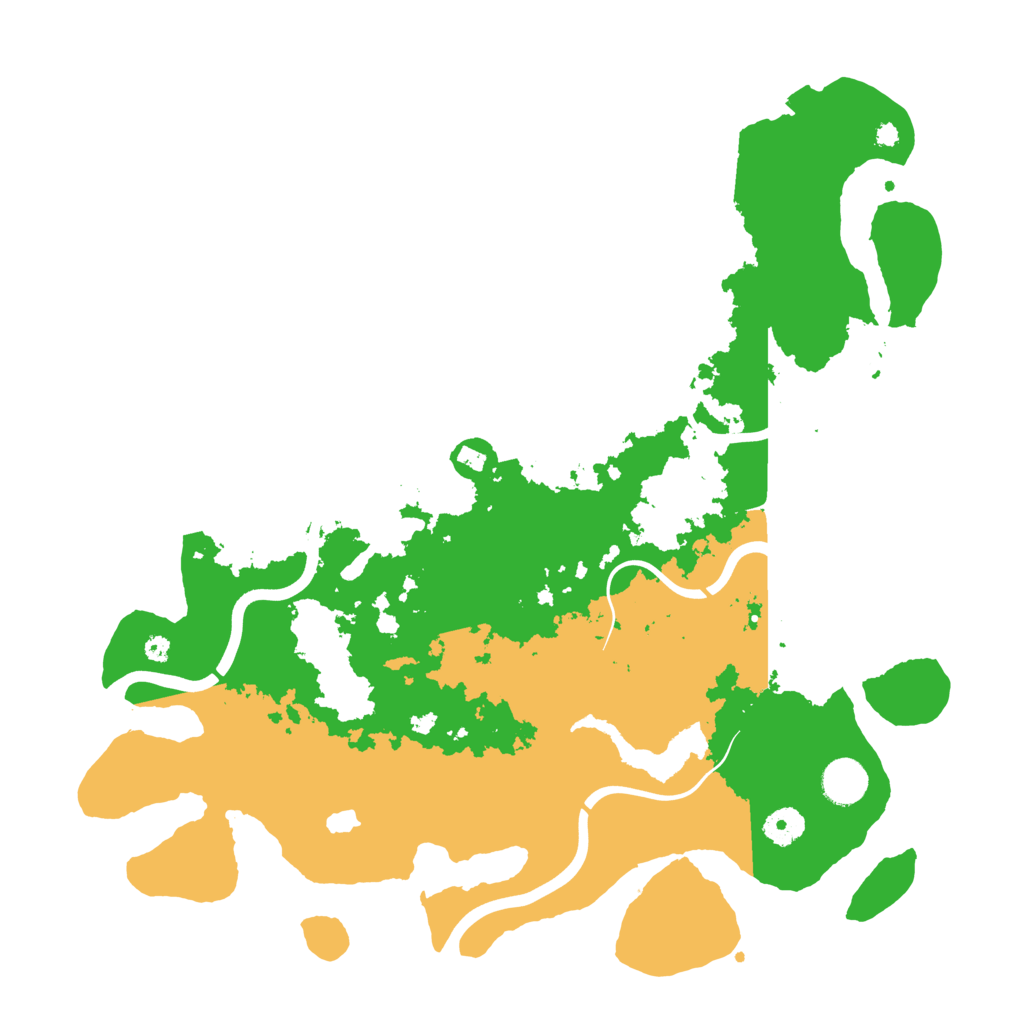 Biome Rust Map: Procedural Map, Size: 4000, Seed: 1232656956