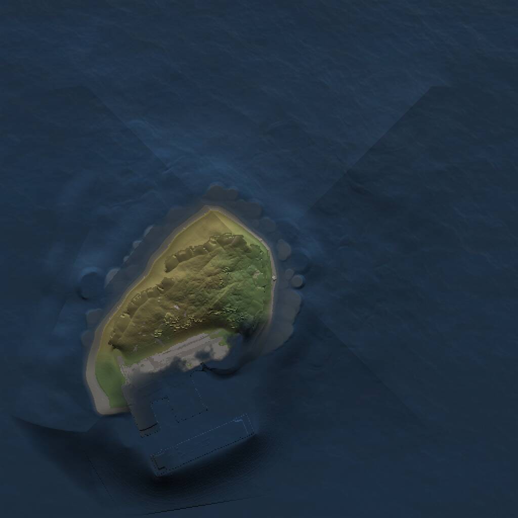 Rust Map: Procedural Map, Size: 1000, Seed: 131942700, 2 Monuments