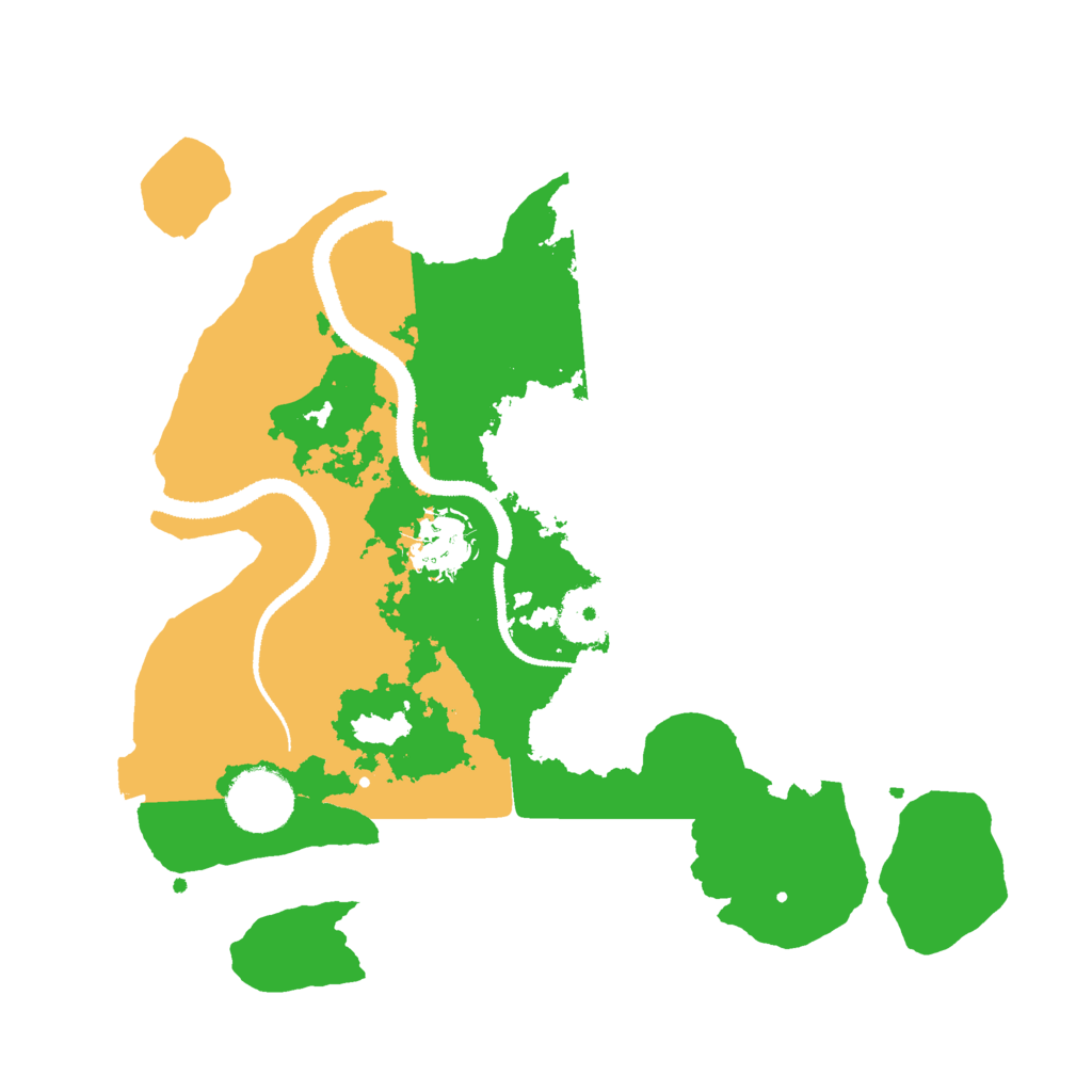 Biome Rust Map: Procedural Map, Size: 3000, Seed: 555723166