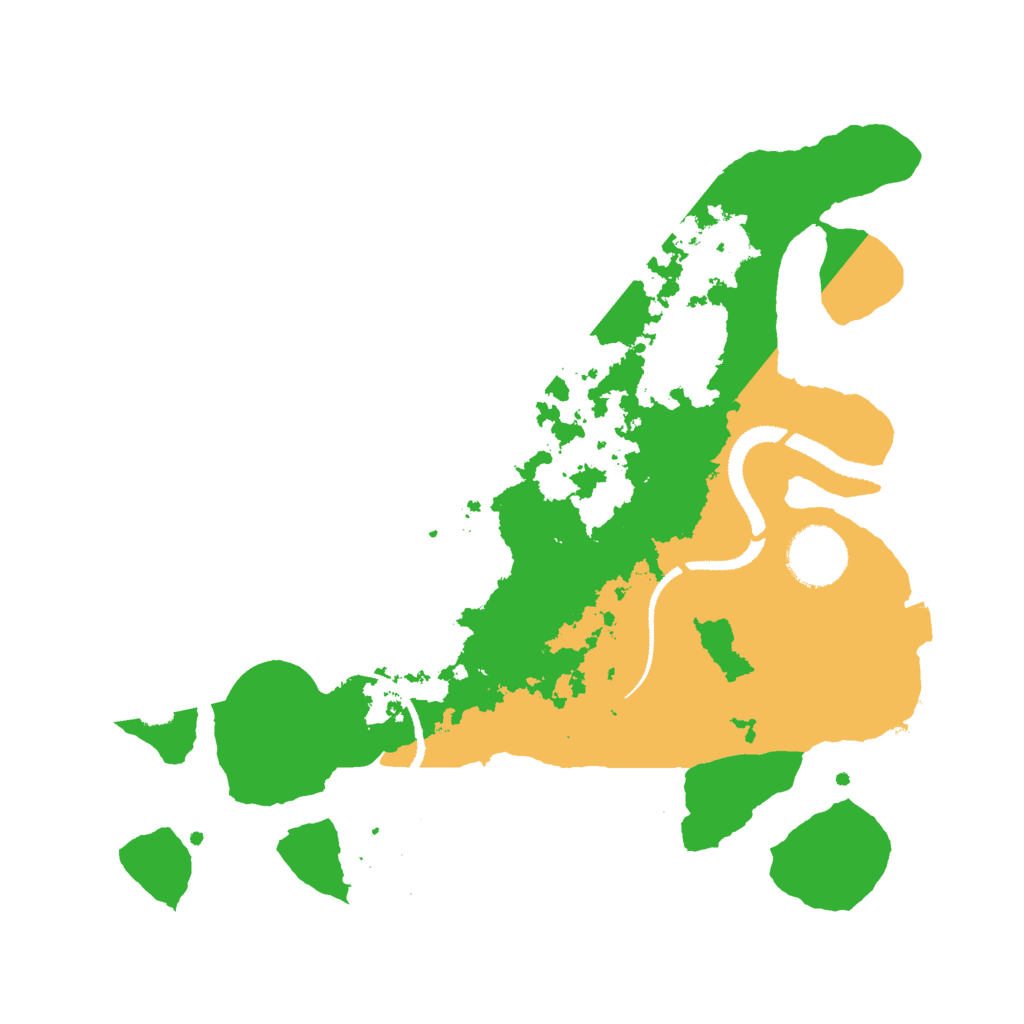 Biome Rust Map: Procedural Map, Size: 3000, Seed: 1270961190