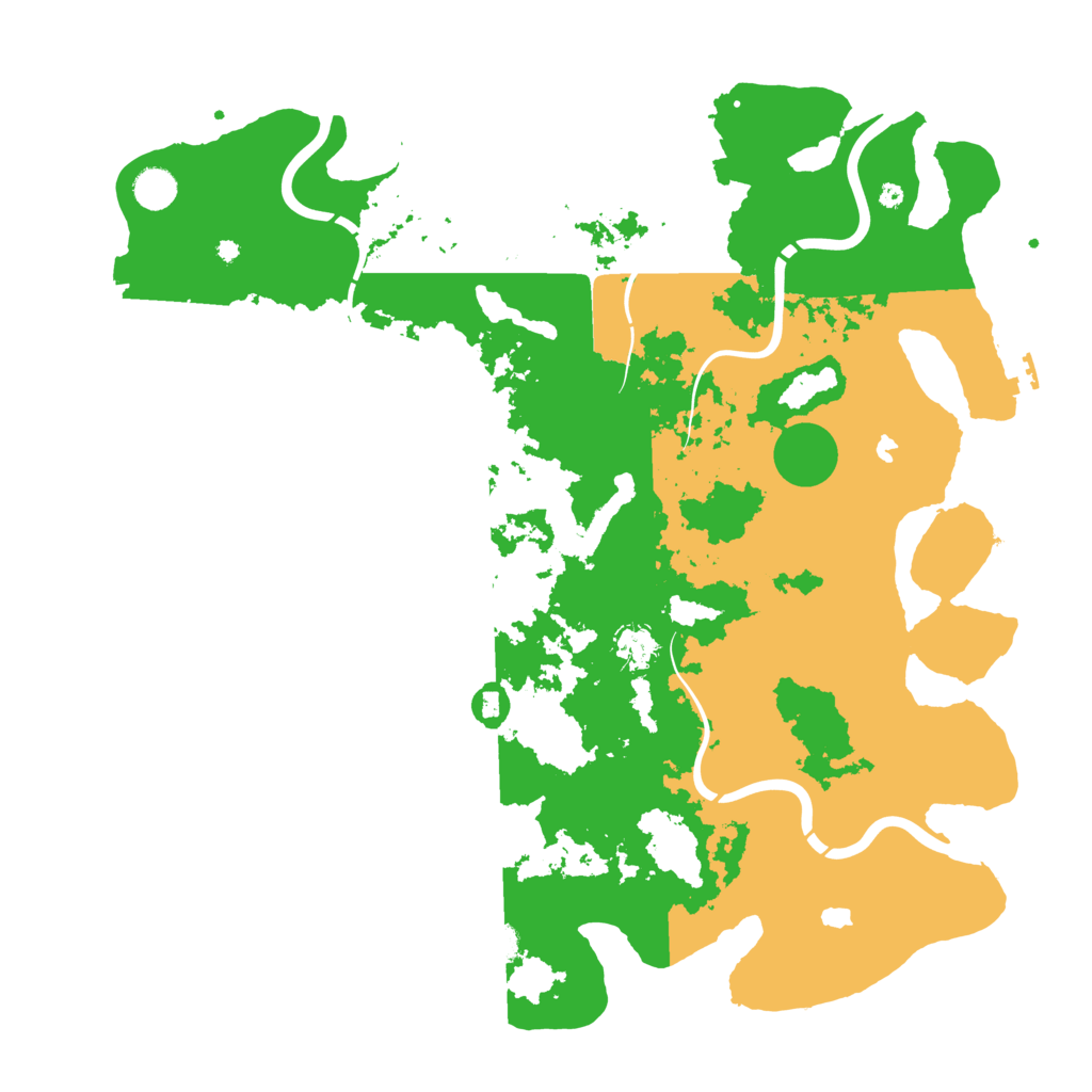 Biome Rust Map: Procedural Map, Size: 4500, Seed: 1291464914