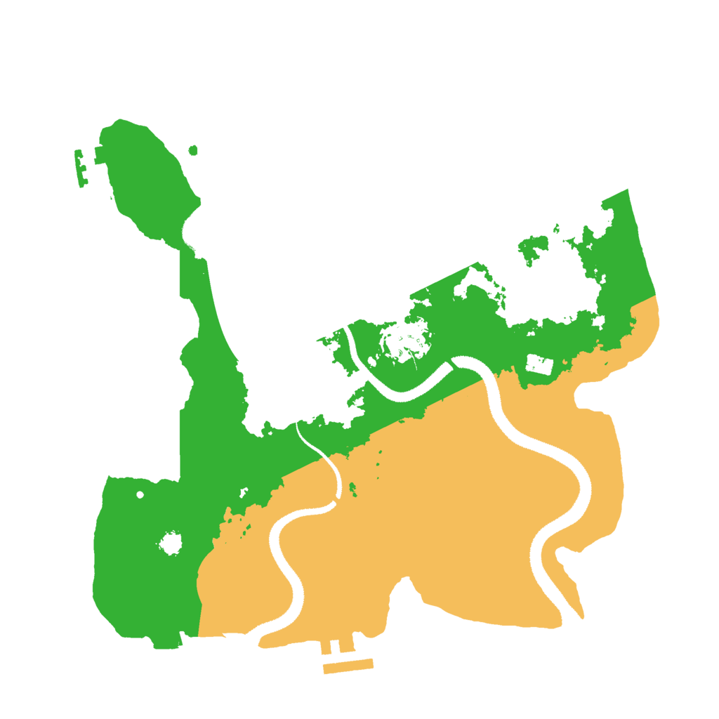 Biome Rust Map: Procedural Map, Size: 2900, Seed: 656510401