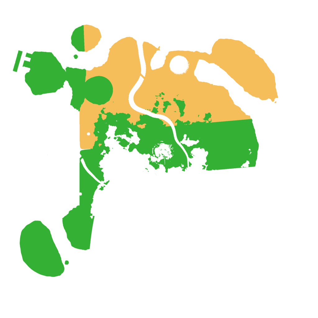 Biome Rust Map: Procedural Map, Size: 3000, Seed: 82452