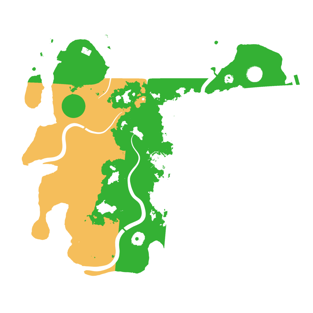 Biome Rust Map: Procedural Map, Size: 3500, Seed: 230831149