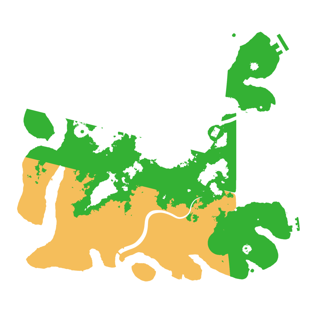 Biome Rust Map: Procedural Map, Size: 3500, Seed: 1120870835