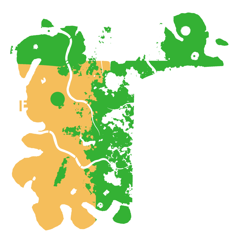 Biome Rust Map: Procedural Map, Size: 4500, Seed: 949018745
