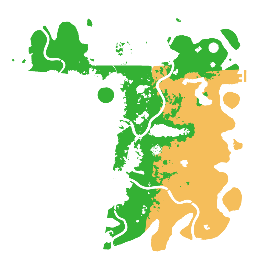 Biome Rust Map: Procedural Map, Size: 4500, Seed: 911789851