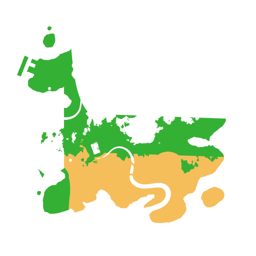 Biome Rust Map: Procedural Map, Size: 2500, Seed: 73482275