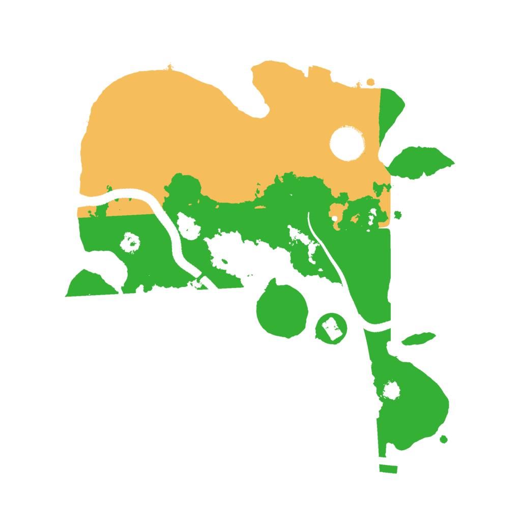 Biome Rust Map: Procedural Map, Size: 2700, Seed: 288886