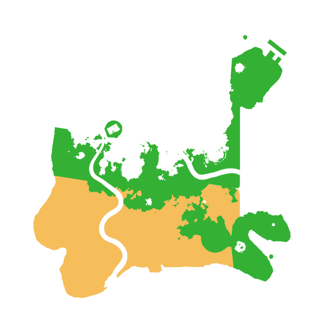 Biome Rust Map: Procedural Map, Size: 3000, Seed: 1333834206