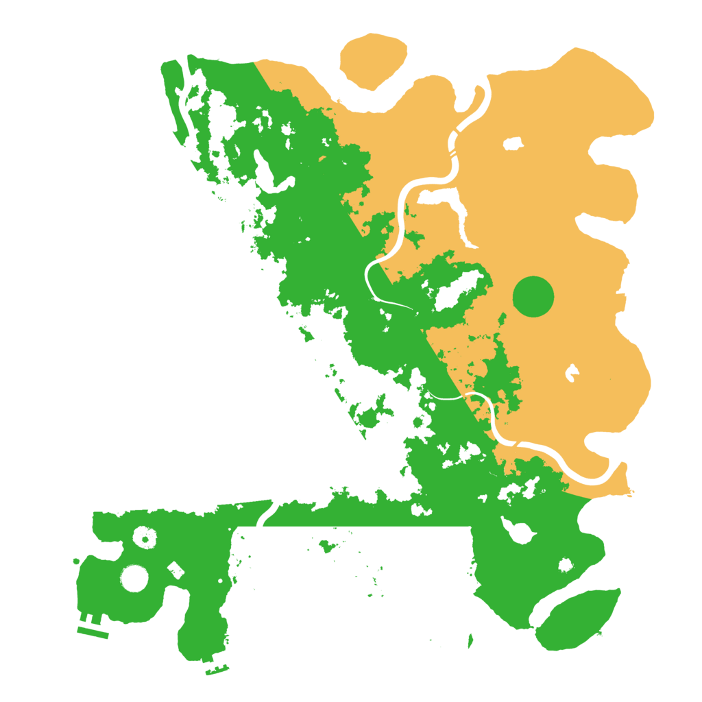 Biome Rust Map: Procedural Map, Size: 4500, Seed: 1872856025