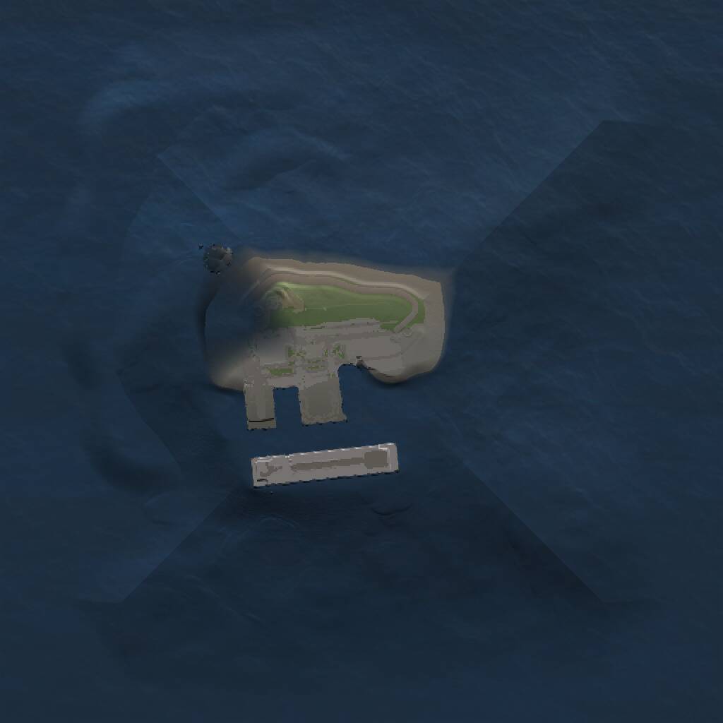 Rust Map: Procedural Map, Size: 1000, Seed: 116508146, 2 Monuments