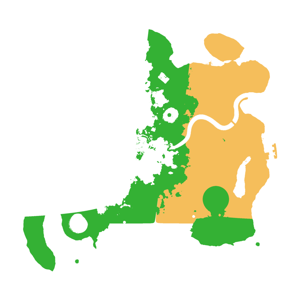 Biome Rust Map: Procedural Map, Size: 3000, Seed: 1261972