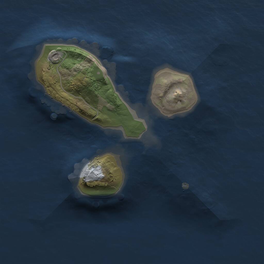 Rust Map: Procedural Map, Size: 1500, Seed: 45666, 1 Monuments