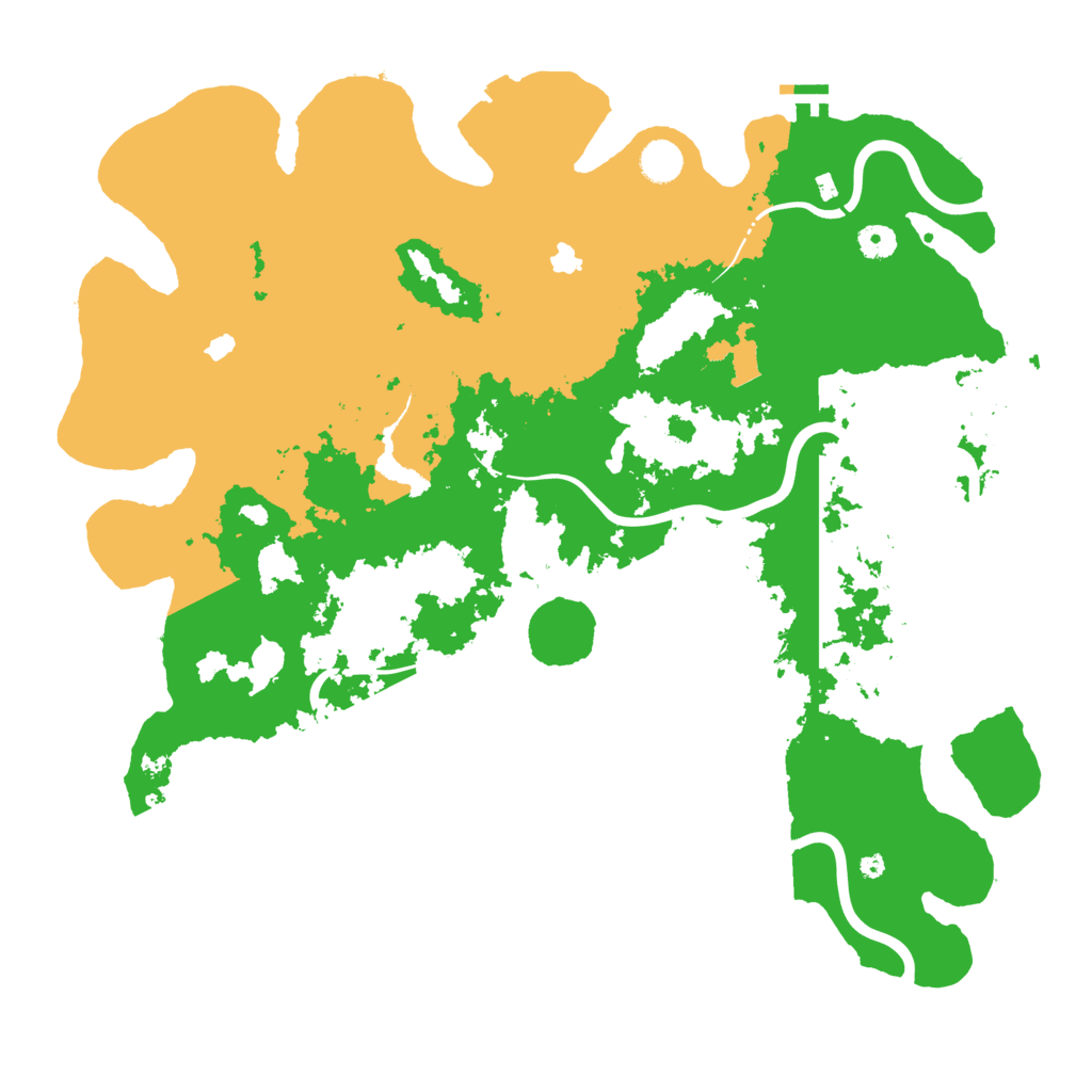 Biome Rust Map: Procedural Map, Size: 4500, Seed: 246894011