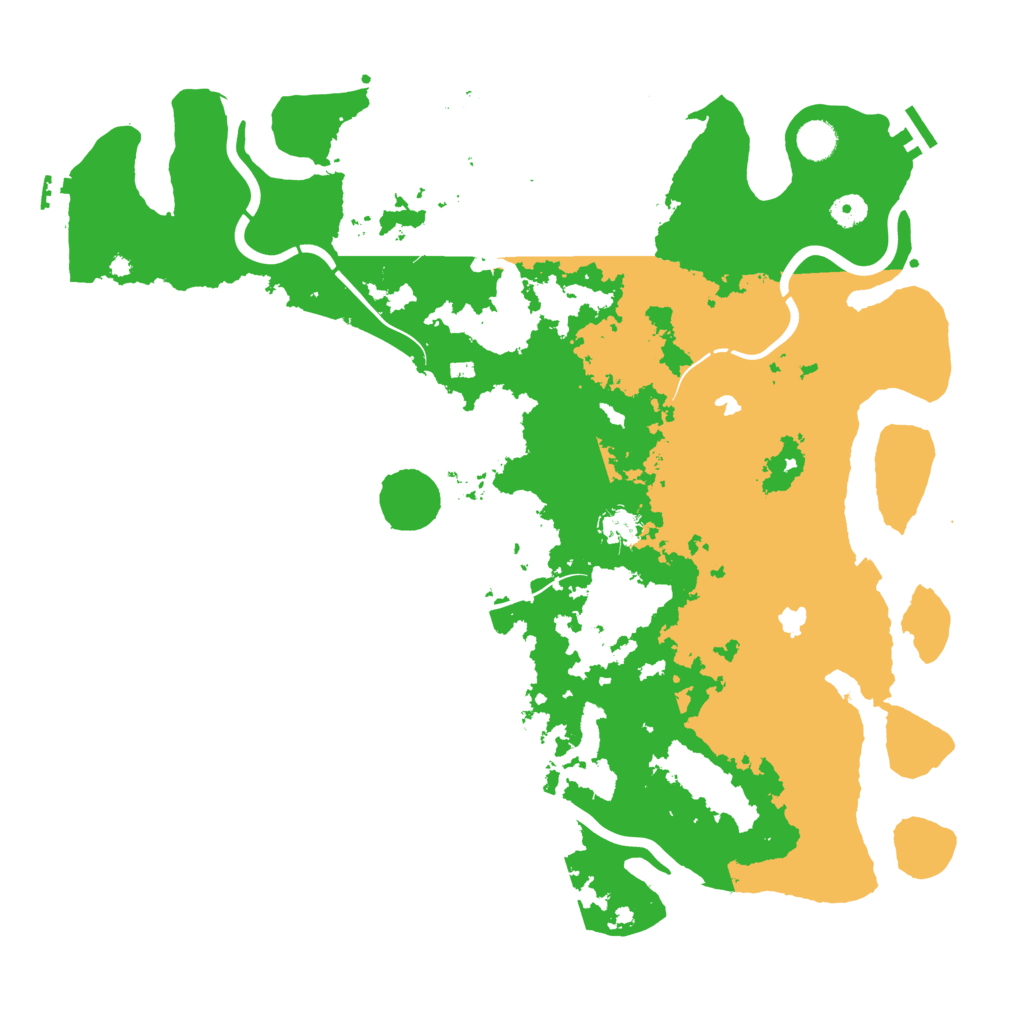 Biome Rust Map: Procedural Map, Size: 4500, Seed: 903551657