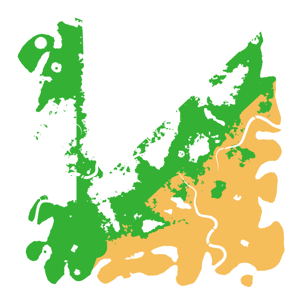 Biome Rust Map: Procedural Map, Size: 4500, Seed: 784316422