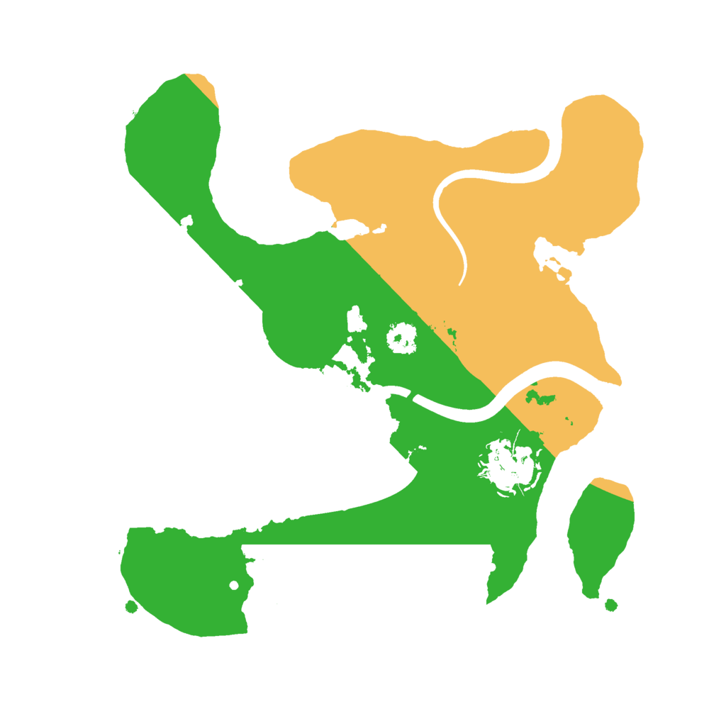 Biome Rust Map: Procedural Map, Size: 2350, Seed: 1844699646