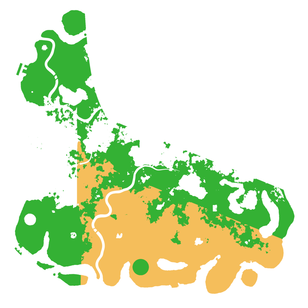 Biome Rust Map: Procedural Map, Size: 5000, Seed: 376630587