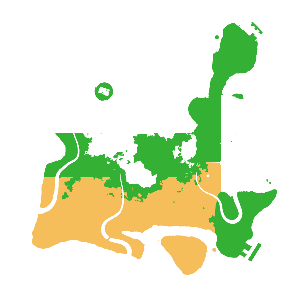 Biome Rust Map: Procedural Map, Size: 3000, Seed: 31902