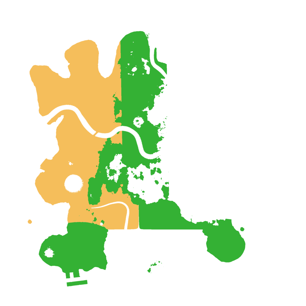Biome Rust Map: Procedural Map, Size: 3000, Seed: 727100954