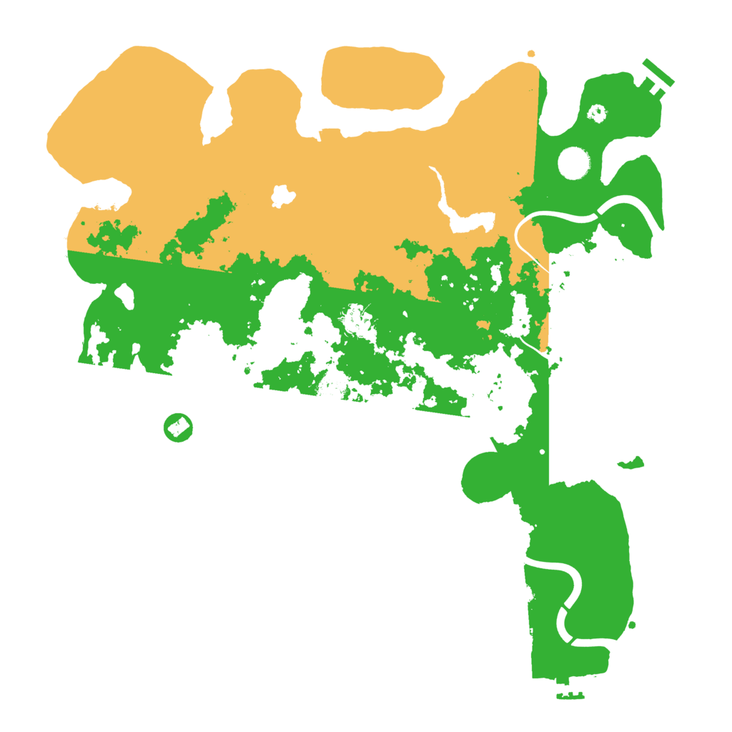 Biome Rust Map: Procedural Map, Size: 4000, Seed: 1098699183
