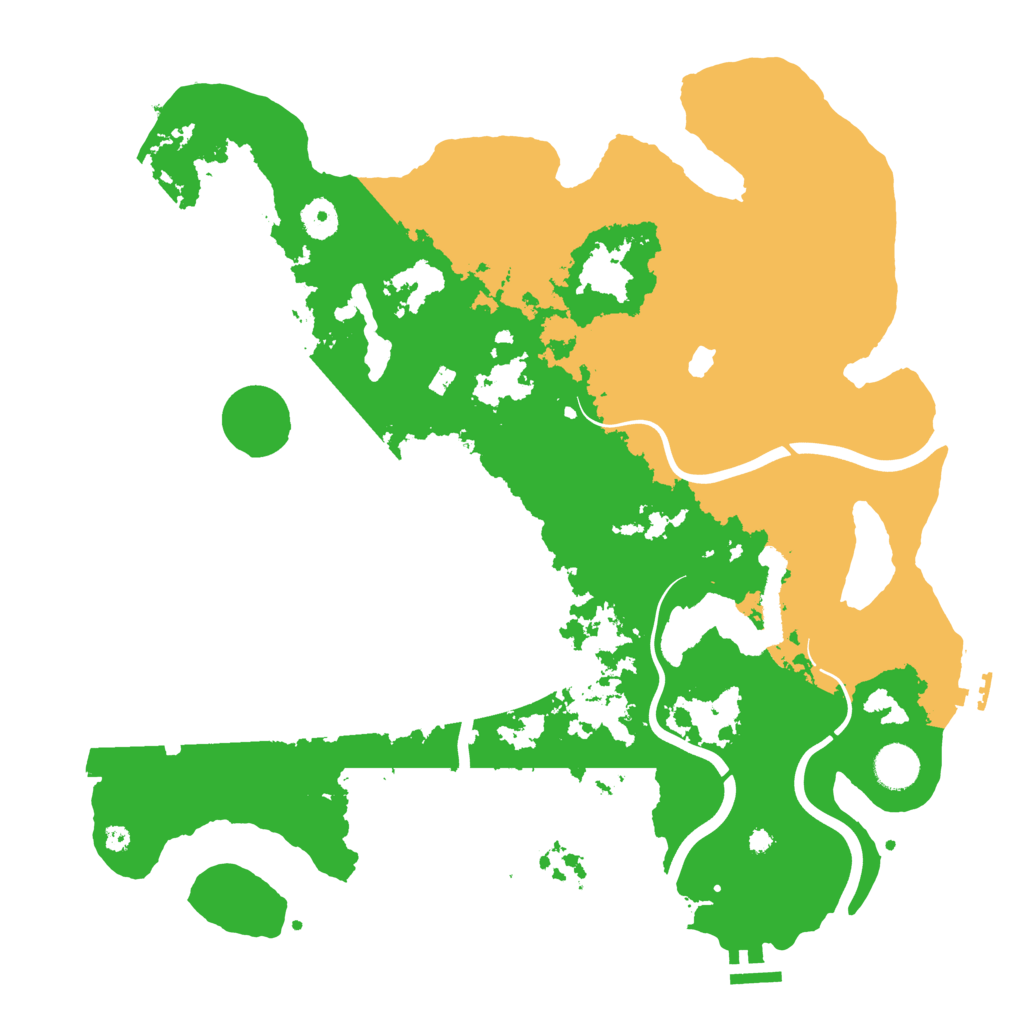 Biome Rust Map: Procedural Map, Size: 4000, Seed: 976119100