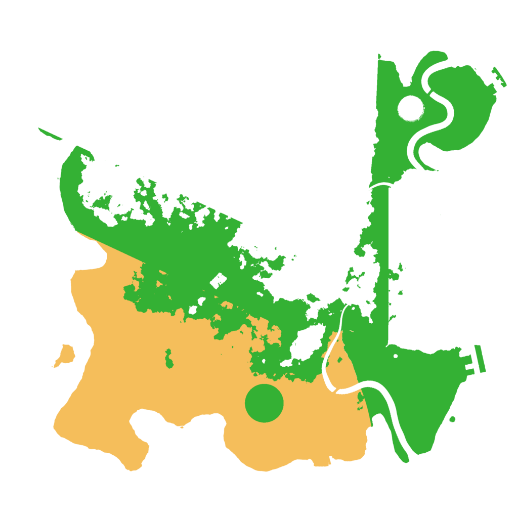 Biome Rust Map: Procedural Map, Size: 3545, Seed: 12656843