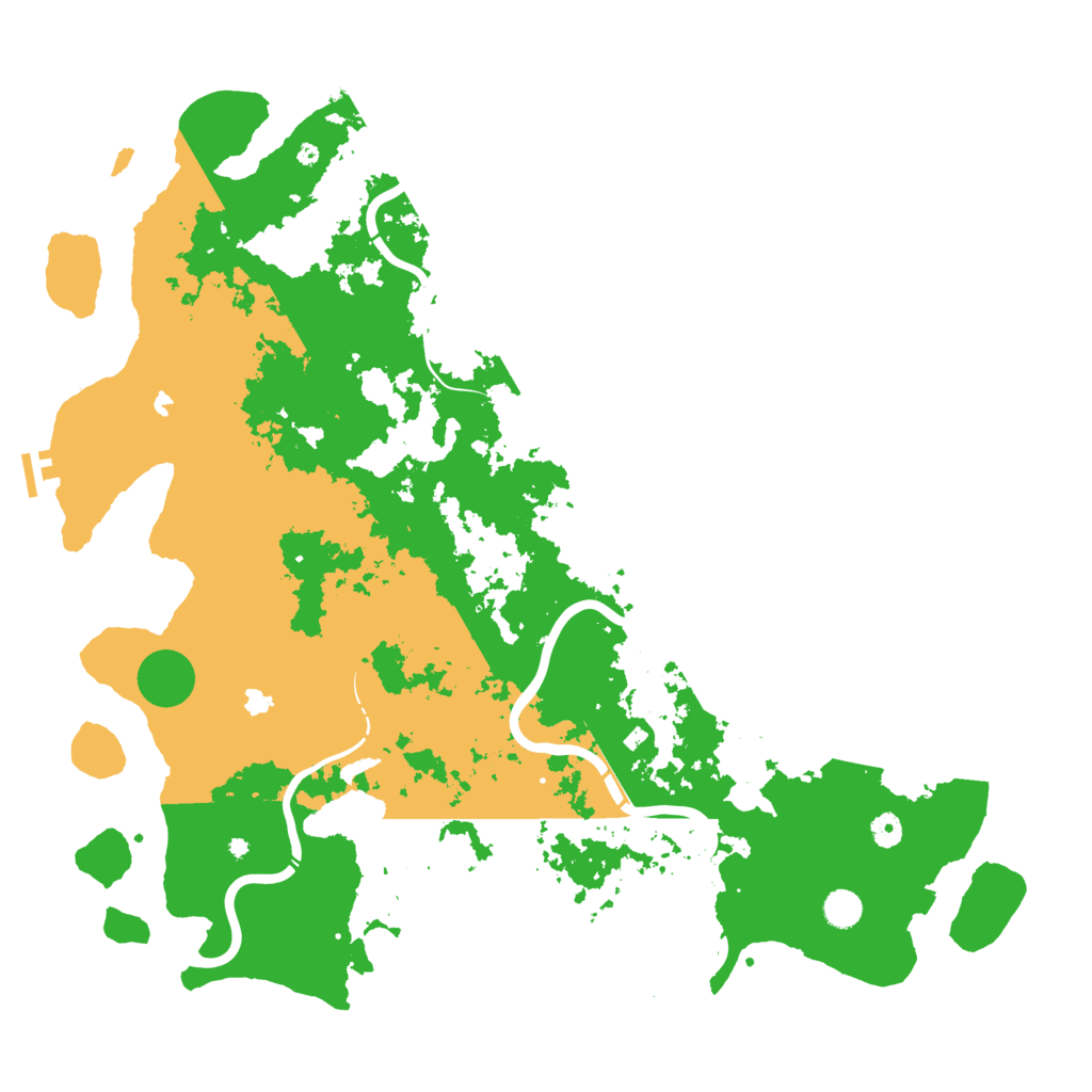 Biome Rust Map: Procedural Map, Size: 4999, Seed: 123