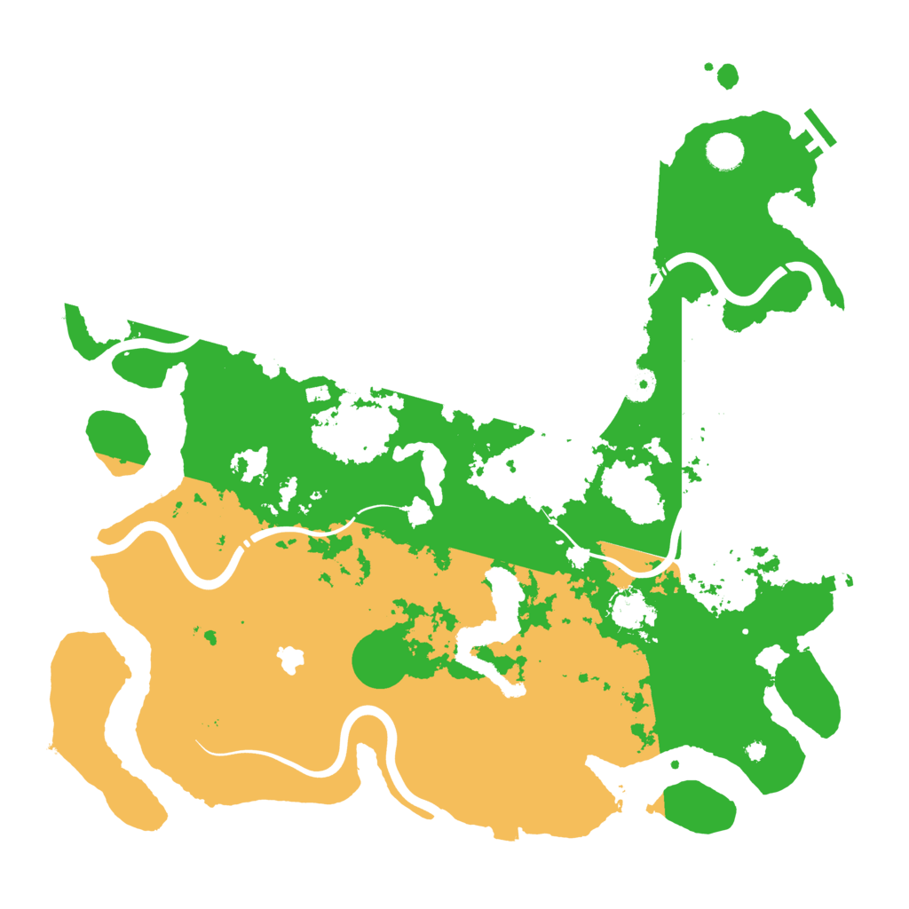 Biome Rust Map: Procedural Map, Size: 4250, Seed: 345345