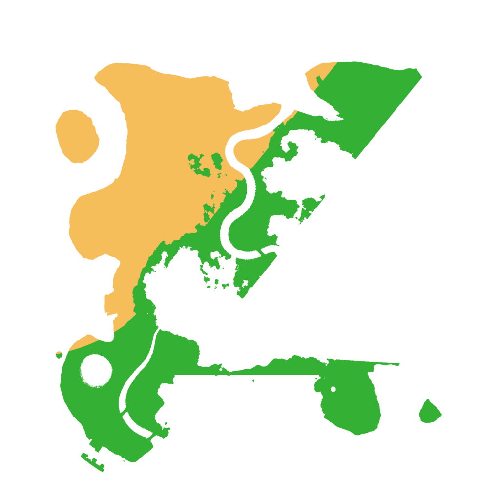 Biome Rust Map: Procedural Map, Size: 2800, Seed: 45000