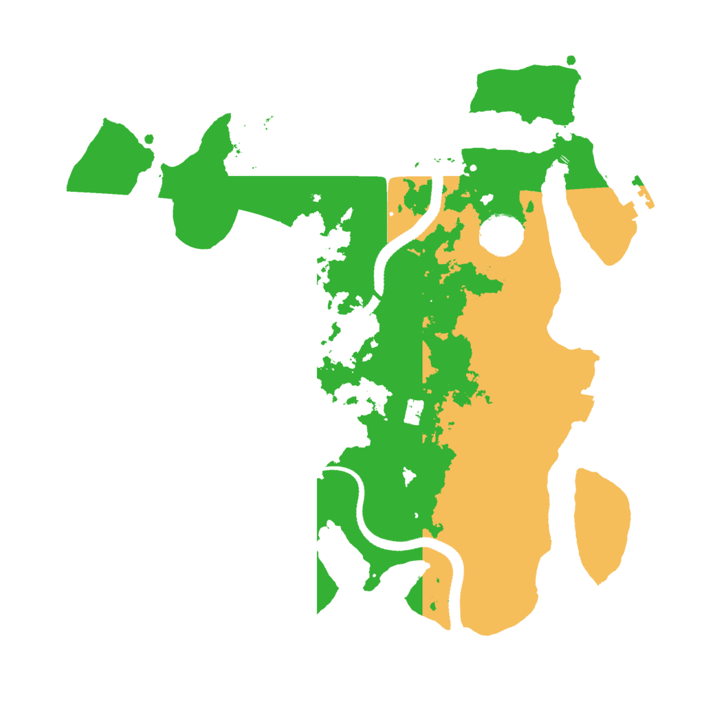 Biome Rust Map: Procedural Map, Size: 3000, Seed: 1100596115