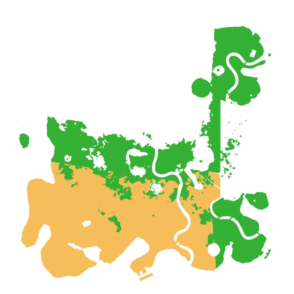 Biome Rust Map: Procedural Map, Size: 4250, Seed: 94797499
