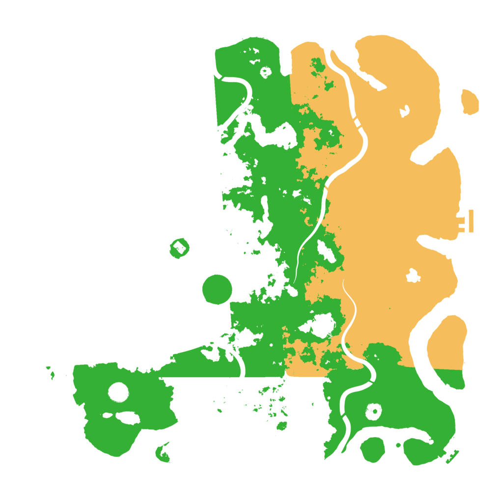 Biome Rust Map: Procedural Map, Size: 4500, Seed: 341226522