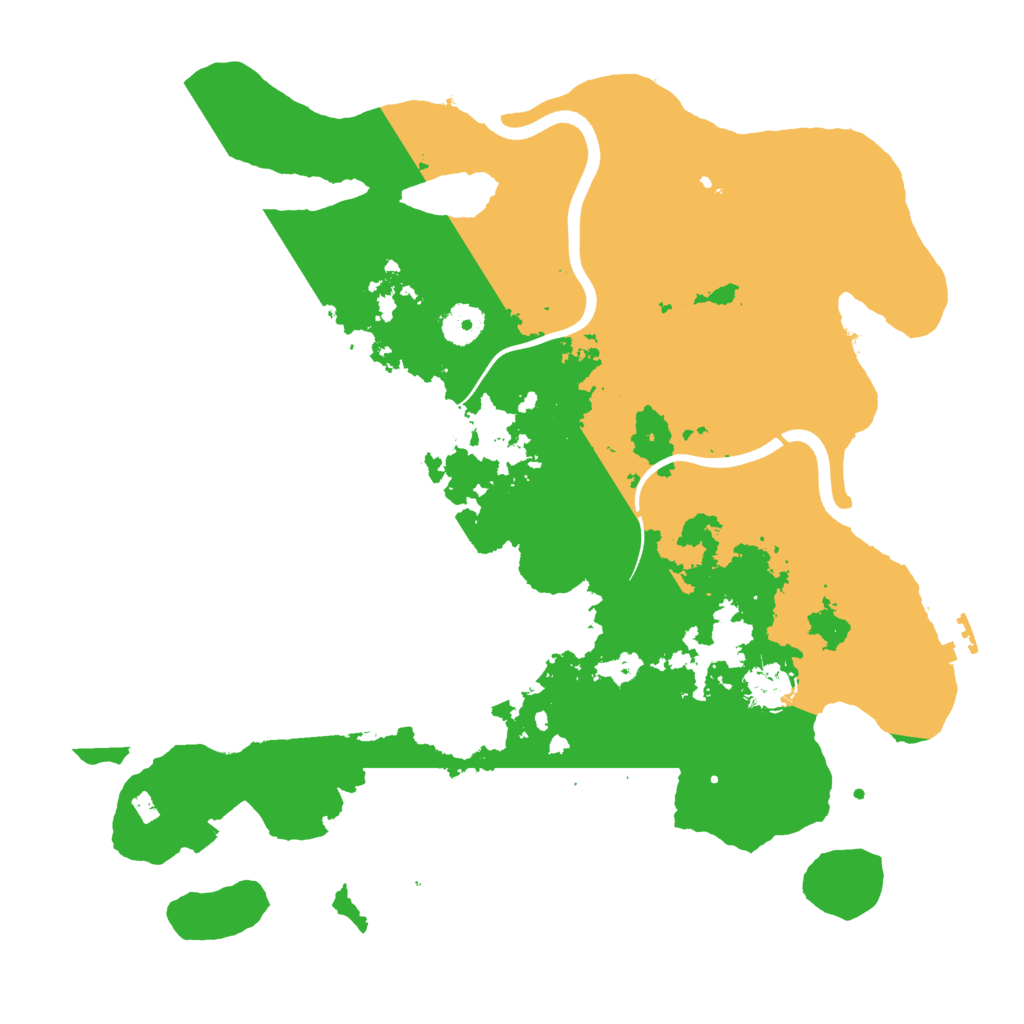 Biome Rust Map: Procedural Map, Size: 3750, Seed: 1500716037
