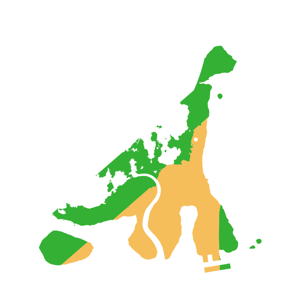 Biome Rust Map: Procedural Map, Size: 2300, Seed: 1128877534