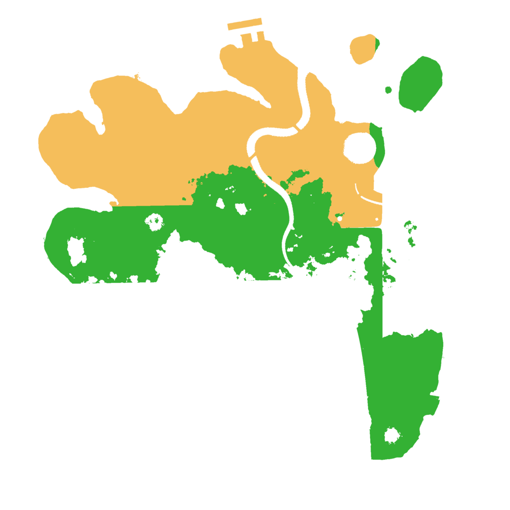 Biome Rust Map: Procedural Map, Size: 3000, Seed: 996419928